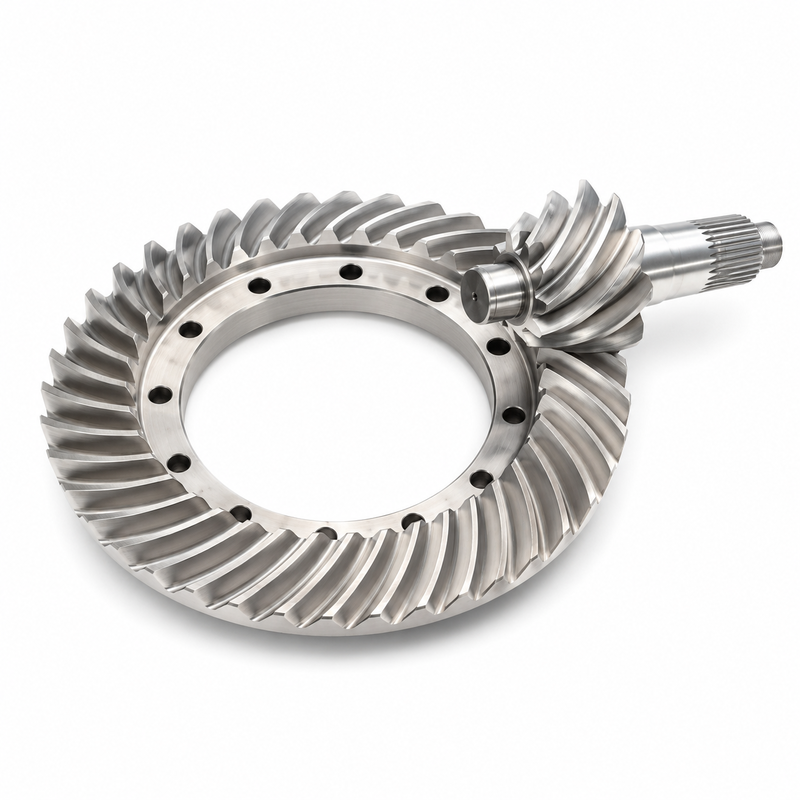 Σετ γραναζιών 20CrMnTi Spiral Bevel υψηλής ακρίβειας με προσαρμόσιμη διάμετρο βήματος για κιβώτιο ταχυτήτων