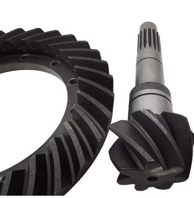 OEM Μέγεθος C45 Steel Spiral Bevel Gear για Μηχανική Μεταφορά